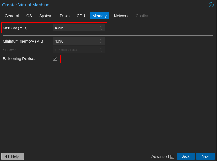 Proxmox Windows 11 Memory Settings