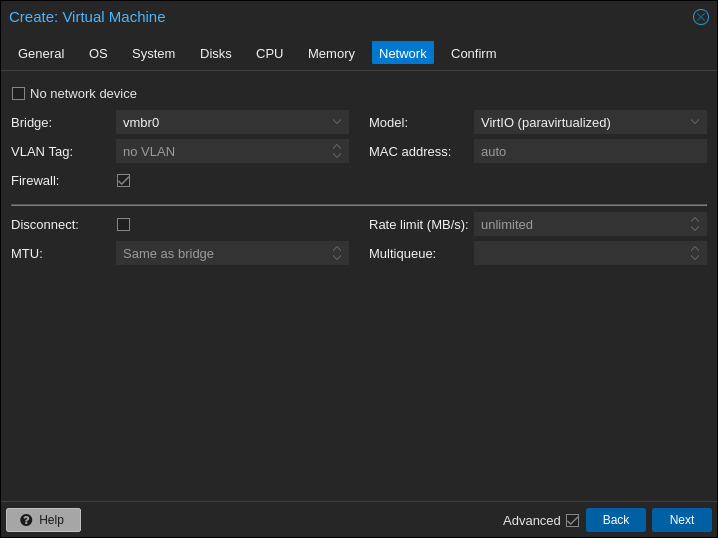 Proxmox Windows 11 Network Settings